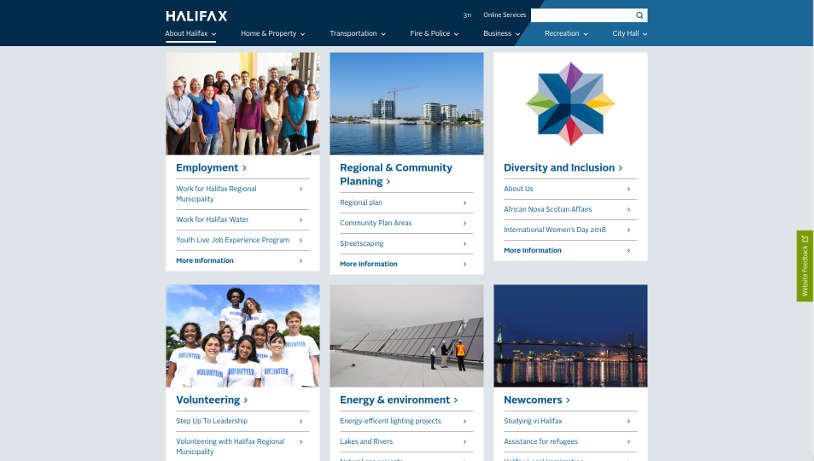 Screenshot of Halifax website - 2 of 3